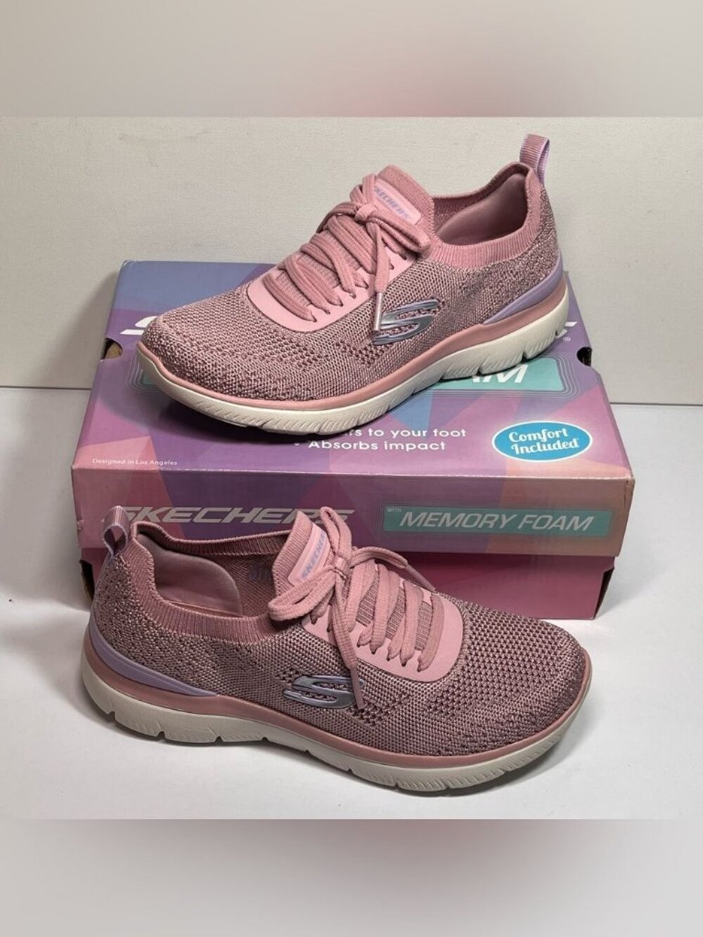 Skechers Sneak Peek Summits Vegan Washable Knit Slip-On Sneaker